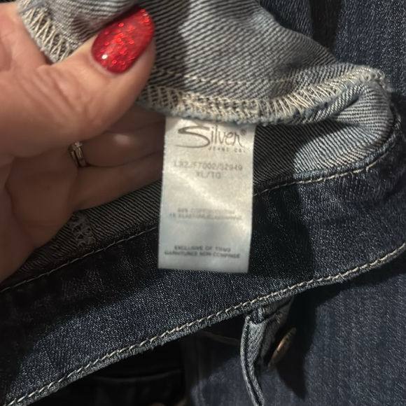 NWOT Silver Jean jacket - Picture 4 of 6